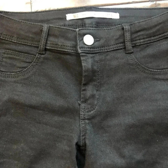 Zara Trafaluc Black Skinny Denim Jeans Size 2 - Picture 3 of 6